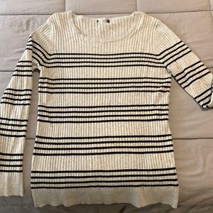 Gray/Black Stripe Sweater